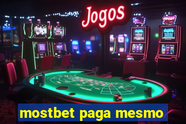 mostbet paga mesmo