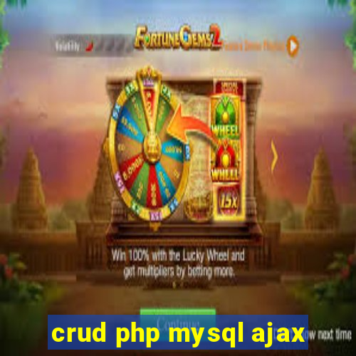 crud php mysql ajax