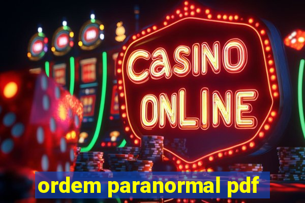 ordem paranormal pdf