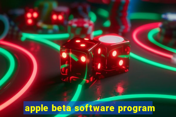 apple beta software program