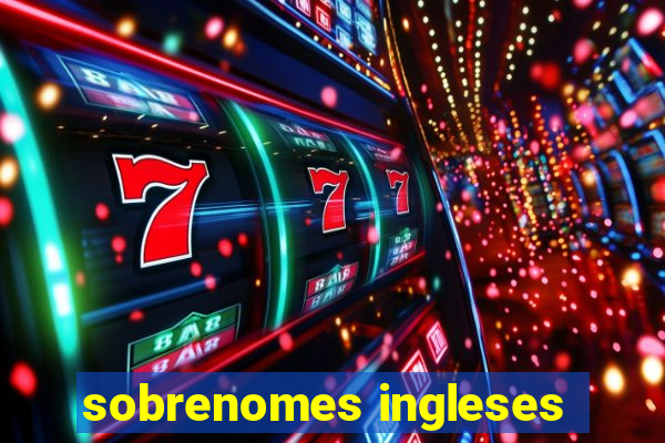 sobrenomes ingleses