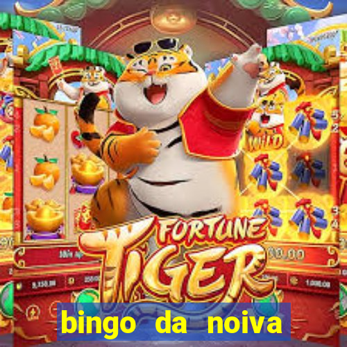 bingo da noiva para imprimir