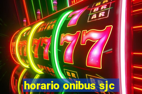 horario onibus sjc