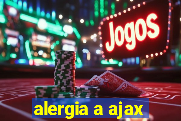 alergia a ajax