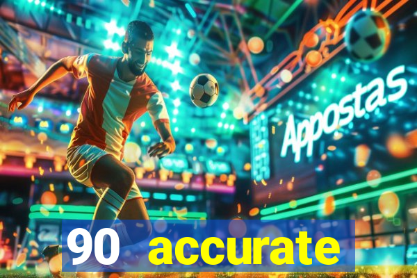 90 accurate football predictions