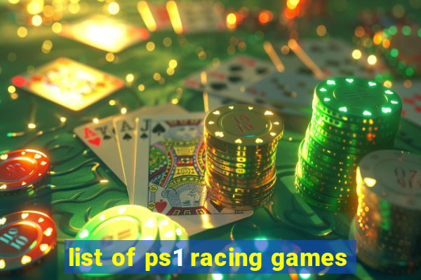 list of ps1 racing games