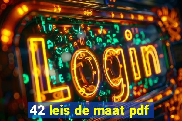 42 leis de maat pdf