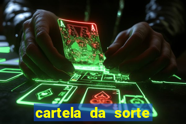 cartela da sorte time de futebol que mais saem