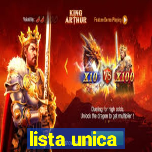 lista unica