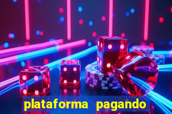 plataforma pagando no cadastro