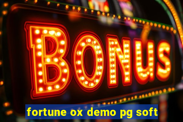 fortune ox demo pg soft