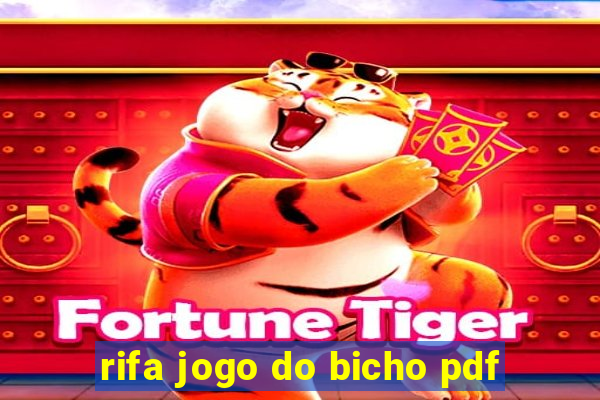 rifa jogo do bicho pdf