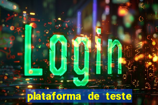 plataforma de teste pg demo