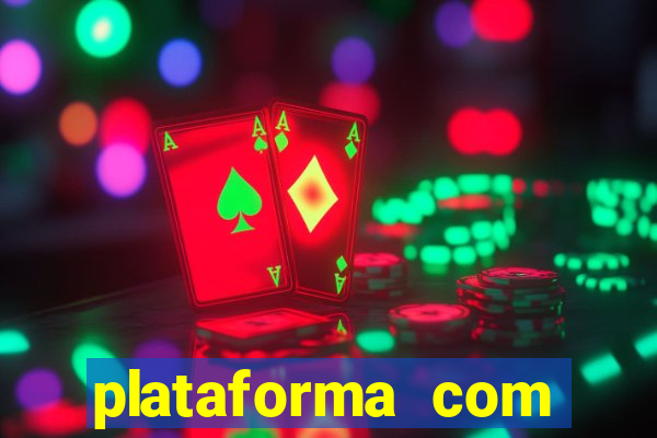 plataforma com chuva de dinheiro