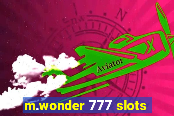 m.wonder 777 slots