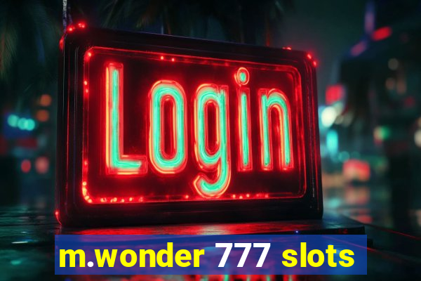 m.wonder 777 slots