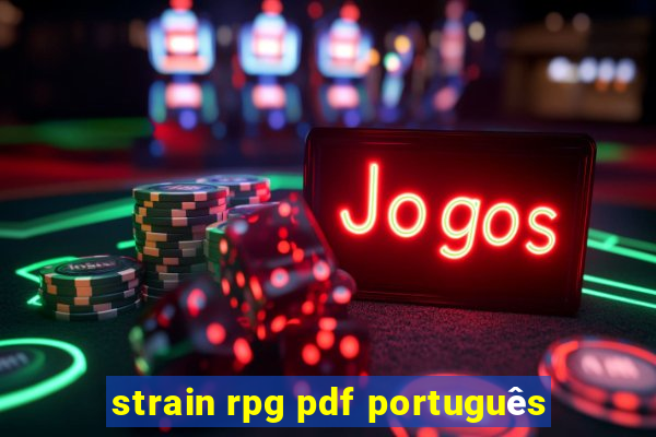 strain rpg pdf português